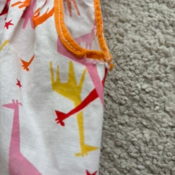 Vintage Handmade Giraffe Print Toddlers Dress - Picture 6 of 12